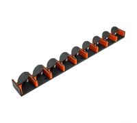 A Must Have Organizer Mountable Design Keeps Up to 9 Fishing Poles Neatly Stored on the Walls (Orange)