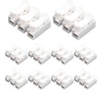 A Must Have Tool Reliable and Efficient 3 Way Spring Connector Blocks Designed to Meet All Your Wiring Needs (10pcs)