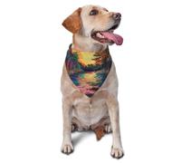 A mysterious fairyland Stylish Pet Scarf for Dogs | A Mysterious Fairyland Adjustable Soft Pet Scarf With Snap Button; Prevents Messes, Easy To Clean.
