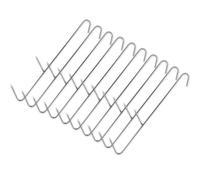 A&N Double Pointed Smoking Hooks 5mm - 20cm Long Sturdy Meat Hooks - Perfect for Fish, Meat, Sausage & Cheese - Robust Design, Rustproof - Set of 10