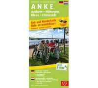 A N K E, Arnhem - Nijmegen - Kleve -: Rad- und Wanderkarte/Fiets- en wandelkaart mit Ausflugszielen, Einkehr- & Freizeittipps, wetterfest, reissfest, abwischbar, GPS-genau