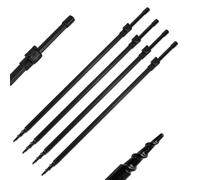 A&N Pack of 4 Rod Holder Bank Stick Storm Pole Aluminium Drill 60-110 cm Telescopic Rod Pod