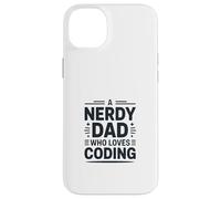 A Nerdy Dad Who Loves Coding Programmer Life Case for iPhone 14 Plus