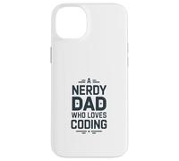 A Nerdy Dad Who Loves Coding Programmer Life Case for iPhone 14 Plus