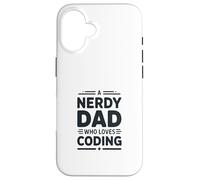 A Nerdy Dad Who Loves Coding Programmer Life Case for iPhone 16