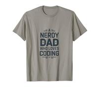 A Nerdy Dad Who Loves Coding Programmer Life T-Shirt