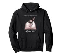 A New Chapter Begins Minimalist Positive Message Pullover Hoodie