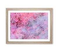A New Dawn In Abstract Modern Art Framed Print | A3 Oak Framed Wall Art | Ready to Hang | Abstract Fantasy Picture | Living Room Bedroom Lounge Office