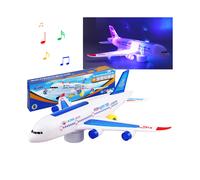 (A) New Electric Airplane Child Toy Musical Toys Moving Flashing Lights Sounds