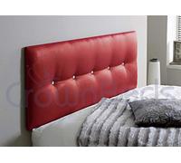 A New Faux Leather City Headboard Available in 2ft6,3ft,4ft,4ft6,5ft,6ft (Red, 4ft6 (double))