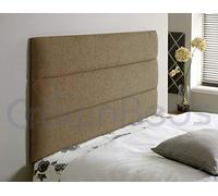 A New Paris Chenille Headboard in 2ft6,3ft,4ft,4ft6,5ft,6ft (Mink, 4ft6 (double))