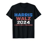 A New Way Forward Harris Walz 2024 Kamala Harris Tim Walz T-Shirt