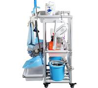 A Nice Little Cleaning Cart - Rolling Cleaning Cart for Efficient Organization of Cleaning Supplies