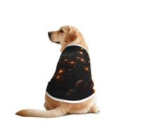 A Night Dotted with Lights Dog Shirt for Large & Medium Dogs - Mesh Breathable Pet T-Shirts, Perfect for Daily Wear and Special Occasions