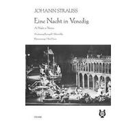 A Night in Venice Piano reduction Strauß (Son) Comic Opera in 3 Acts Edition Cra