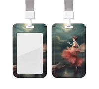 A Night of Miracles and Magic Id Badge Holder with Lanyard Waterproof Key Card Holder Case Id Card Protector with Clear Id Window Name Tags for Women Men Work Office Doctor Nurse