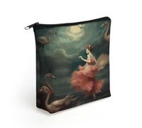A Night of Miracles And Magic Makeup Bag Cosmetic Bags Toiletry Bag | Linen Travel Cosmetic Bag Portable Makeup Zipper Pouch Lightweight Toiletry Organizer Bag for Women Daily Use Travel