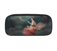 A Night of Miracles And Magic Pencil Case Waterproof Leather Pencil Bag Large Capacity Pen Pounch Cosmetic Makeup Bag for Women Men