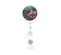 A Night of Miracles and Magic Retractable Badge Reel Holder with Clip and Keychain Name Badge Reel Funny Cute Badge Clips Id Card Badge Holder for Office Worker Doctor Nurse