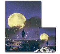 A Night Walk in The Open_103665b Jigsaw Puzzles for Adults 1000 Jigsaw Puzzles Interactive Family Game, Brain Challenge, Educational Toy 300 PCS