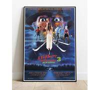 A Nightmare On Elm Street 3 Dream Warriors - Poster Similar to A1 : 36" x24" Vintage Movie Retro Advertising Repro (WA5765)