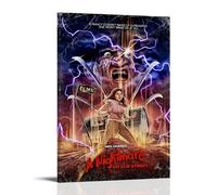 A Nightmare on Elm Street Anti Splash Art Posters Living Room And Bedroom Hanging Paintings Suitable for Multiple Scenarios No Need for Punching Easy to Install Suitable for Gifts And Personal UseFram