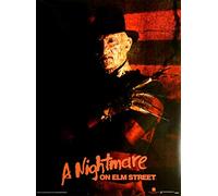 A NIGHTMARE ON ELM STREET ART PRINT FREDDY KRUEGER POSTER 40CM x 30CM
