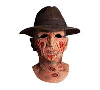 A Nightmare on Elm Street Deluxe Freddy Krueger Mask with Fedora Hat - IN STOCK
