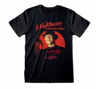 A Nightmare On Elm Street Men's Freddie Sleep Kills T-Shirt in Black | Size: Large A Nightmare On Elm Street Black L