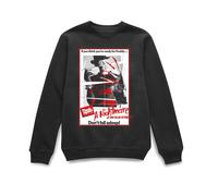 A Nightmare On Elm Street Official Don't Fall Asleep Sweatshirt in Black | Size: 2XL A Nightmare On Elm Street Black 2XL