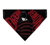 A Nightmare on Elm Street Pet Bandana A Nightmare On Elm Street Freddy Dream Demon Pose Black Red Slip On Collar Bandana Only