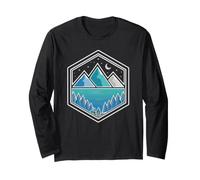 A Nostalgic Nature Camping Journey Under the Glowing Sun Long Sleeve T-Shirt