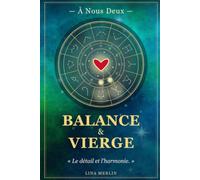 À Nous Deux - Balance & Vierge: Carnet de couple astrologique à compléter ensemble | Collection AstraLove