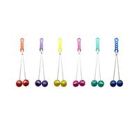 A novelty sensory toy -Set of Clacker Ball Game ，Glowing Clacker Bal provide fun for children and stress relief for adults for children's parties，Outdoor & Indoor Funplay (color)