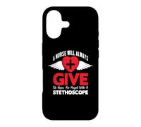 A Nurse Will Always Give Us Hope An Angel With A Stethoscope Case for iPhone 17