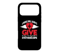 A Nurse Will Always Give Us Hope An Angel With A Stethoscope Case for iPhone 17 Pro Max