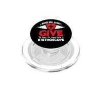 A Nurse Will Always Give Us Hope An Angel With A Stethoscope PopSockets PopGrip for MagSafe