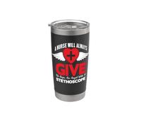 A Nurse Will Always Give Us Hope an Angel with A Stethoscope Stainless Steel Insulated Tumbler