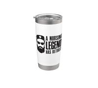 A Nursing Legend Has Retired Quote Nurse's Day Essentials Stainless Steel Insulated Tumbler