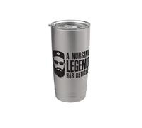 A Nursing Legend Has Retired Quote Nurse's Day Essentials Stainless Steel Insulated Tumbler