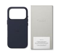 a.odd Vegan Leather Case for iPhone 17 Pro (6.3-Inch), Compatible with MagSafe, Soft-Touch Cover with Microfiber Suede Lining, High-Performance Magnets, Slim Camera Protection, (Selvedge Navy)