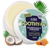 A-OK9 Dog Paw & Nose Balm 50ml | Lick-Safe Natural Moisturiser for Dry, Cracked Paw Pads & Snout - Beeswax, Coconut Oil, Shea Butter, Paw Balm for Dogs, All-Season Paw & Nose Protection | UK
