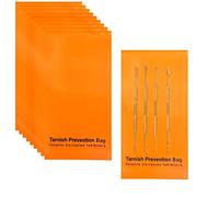 A-ONE Flat VCI Bags for Metal Protection, Rust Prevention Reusable Vapor Corrosion Inhibitor Bags for Multi Metal, Weapon Parts Protection, 3.2" X 6" (20 PCS)