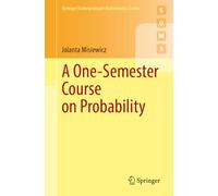 A One-Semester Course on Probability – Springer Undergraduate Mathematics Series – Springer Verlag