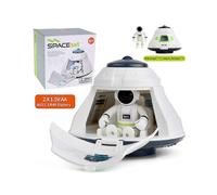 (A, One size) space rocket toy astronaut spaceship toy kids early education toy birthday gift for boys girls