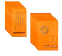 A-ONE Tarnish Prevention VCI Storage Bags for Multi Metal, Coil, Weapon Parts, Flat Bags for Tarnish Prevention, 3.2" X 6" (10 PCS), 4" X 6" (10 PCS)