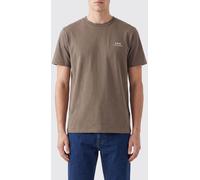 A.p.c. A. P.C. Cotton T-Shirt with Contrast Logo on the Chest - Size: M - male