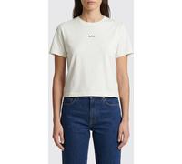 A.p.c. A. P.C. Cotton T-Shirts with Mini Logo - Size: L - female