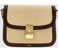 A.p.c. A. P.C. Grace Canvas and Leather Bag - Size: OS - female