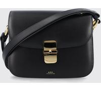 A.p.c. A. P.C. Grace Mini Crossbody Bag in Smooth Cowhide Leather with Flap and Buckle - Size: OS - female